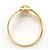 Autre Marque 18K Gelbgold-Ring mit Diamant Golden - Ansicht 2