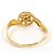 Autre Marque 18K Gelbgold-Ring mit Diamant Golden - Ansicht 3