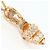 Autre Marque Collana in oro rosa 14K con diamante D'oro - vista 2