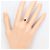 Autre Marque Gelbgold 10K Ring mit Granat und Diamant Golden - Ansicht 5