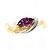 Autre Marque 18K Platin- und Gelbgold-Ring Golden