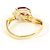 Autre Marque 18K Platin- und Gelbgold-Ring Golden - Ansicht 3