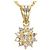 Autre Marque Collana in platino PT900 e oro giallo 18K con diamante D'oro