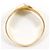 Autre Marque 18K Gelbgold- und Platin-Ring mit Diamant Golden - Ansicht 2