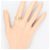 Autre Marque 18K Gelbgold- und Platin-Ring mit Diamant Golden - Ansicht 6