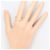 Autre Marque Eleganter Multi-Metall-Diamantring Golden - Ansicht 5
