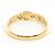 Autre Marque 18K Gelbgold- und Platin-Ring mit Diamant Golden - Ansicht 3
