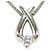 Autre Marque Collana in platino e diamanti PT850