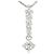 Autre Marque Collana in oro bianco 18K con diamante D'oro