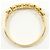 Autre Marque 18K Gelbgold-Ring mit Diamant Golden - Ansicht 2
