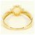 Autre Marque 18K Gelbgold-Ring mit Opal und Diamant Golden - Ansicht 4