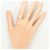 Autre Marque 18K Gelbgold-Ring mit Opal und Diamant Golden - Ansicht 7