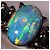 Autre Marque Platinring mit Opal und Diamanten - Ansicht 2