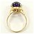 Autre Marque 18K Gelbgold-Ring mit Amethyst Golden - Ansicht 2