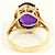Autre Marque 18K Gelbgold-Ring mit Amethyst Golden - Ansicht 3