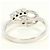 Autre Marque PT900 Platinring mit Diamant - Ansicht 3