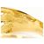 Autre Marque Eleganter 18K Gelbgold- und Platin-Ring Golden - Ansicht 5