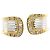 Autre Marque 18K Gold- und Platin-Diamantring Golden
