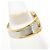Autre Marque 18K Gold- und Platin-Diamantring Golden - Ansicht 3