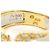 Autre Marque 18K Gold- und Platin-Diamantring Golden - Ansicht 5