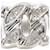 Autre Marque Platinring mit Diamant - Ansicht 2
