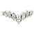 Autre Marque PT900 Platinring mit Diamant