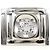 Autre Marque PT900 Platinring mit Diamant - Ansicht 2