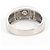 Autre Marque PT900 Platinring mit Diamant - Ansicht 4
