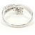 Autre Marque PT900 Platinring mit Diamant - Ansicht 4