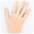 Autre Marque PT900 Platinring mit Diamant - Ansicht 7