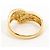 Autre Marque 18K Gelbgold-Ring mit Diamant Golden - Ansicht 4
