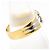 Autre Marque Anello a fascia in platino PT900 e oro giallo 18K D'oro - vista 3