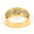 Autre Marque Anello a fascia in platino PT900 e oro giallo 18K D'oro - vista 4