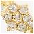 Autre Marque Platin- und Gelbgold-Diamantring Golden - Ansicht 2