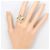 Autre Marque PT900 Platin- und 18K Gelbgold-Ring mit Diamant Golden - Ansicht 7