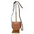 Loewe Small Heel Bag in Pelle di Vitello Marrone