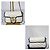 Gucci GG Marmont Super Mini Borsa a Tracolla Bianco D'oro - vista 5