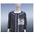 Chanel Abito in Tweed di Seta Blu Navy Grigio - vista 5