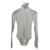 Acne Studios Body de cuello alto algodón blanco