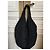 Anine Bing Borsa Hobo Leah Large in Rafia Nera Nero - vista 2