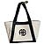 Anine Bing Borsa Cara Toile Naturale Nero Beige