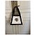 Anine Bing Borsa Cara Toile Naturale Nero Beige - vista 3