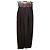 Alaïa Calça de cintura alta com cinto de couro Marrom
