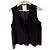 Top senza maniche nero trasparente con dettaglio fiocco Jil Sander