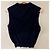 Ärmellose Strickweste mit V-Ausschnitt in Navy Blau Brunello Cucinelli Dunkelblau - Ansicht 2