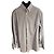 Camicia in cotone a righe Brunello Cucinelli Bianco Blu