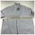 Camicia in cotone a righe Brunello Cucinelli Bianco Blu - vista 5