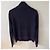 Dolce & Gabbana Cardigan mit Reißverschluss Navy Blau mit rotem Logo - Ansicht 2