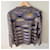 Missoni Strickpullover mit mehrfarbigen Streifen Blau Mehrfarben Beige Golden Lila - Ansicht 2
