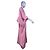 Autre Marque Kimono de seda rosa - vista 6